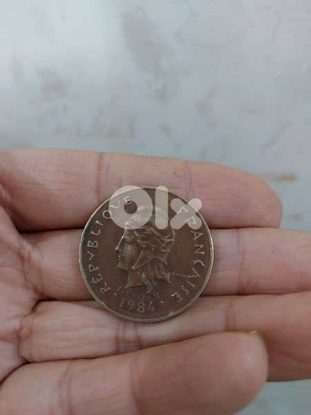 New Caledonia Bronze Coin year 1984 0