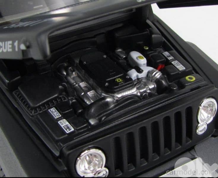 Jeep Wrangler Rescue diecast car model 1;18 4