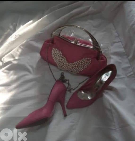handbag and set shoes 38 and bag only pink 4