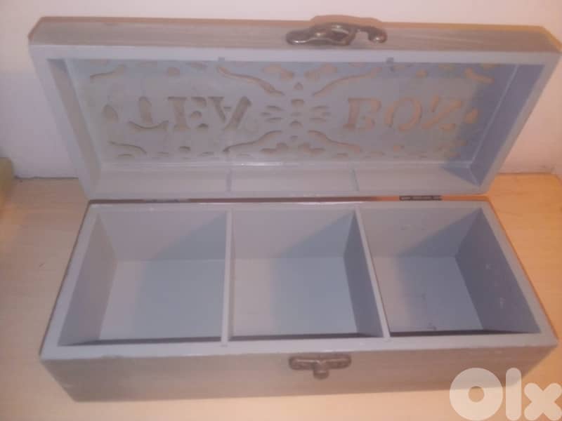 decorative wooden tea box 23*9cm 1