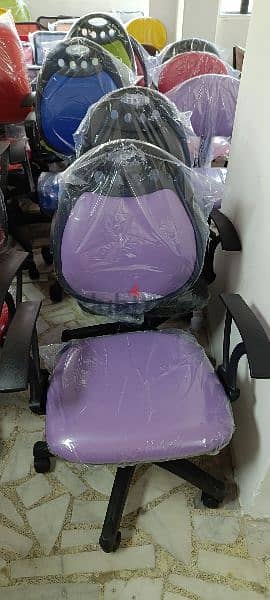 كرسي مكتب جلد.   Office chair 3