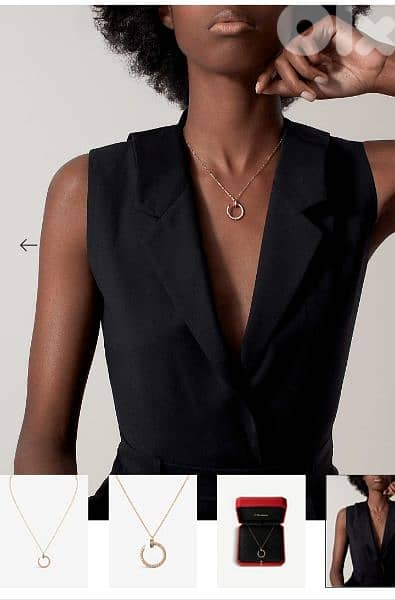 necklace copy juste un clou cartier bass gold 0