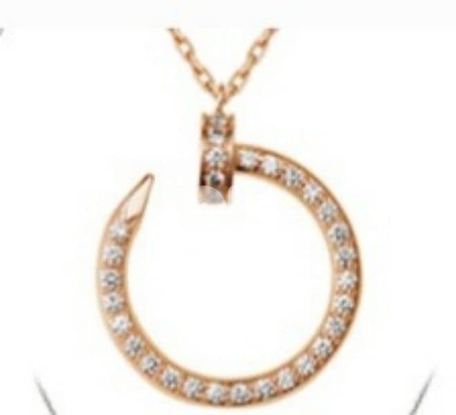 necklace copy juste un clou cartier bass gold 2
