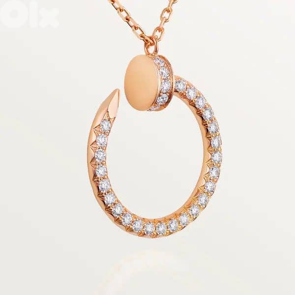 necklace copy juste un clou cartier bass gold 3