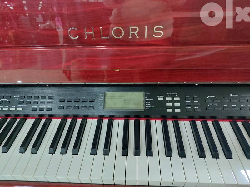 Digital grand piano color wine réd 1