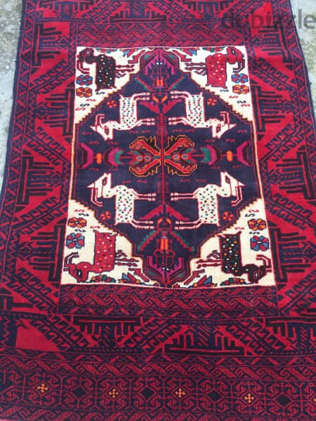 سجادعجمي. 160/95. persianCarpet. Hand made 6
