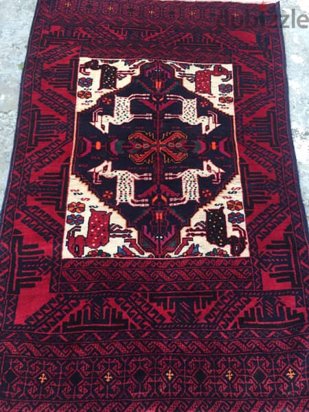 سجادعجمي. 160/95. persianCarpet. Hand made 8