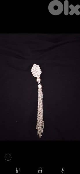 tassel brooch 2 styles all strass  1=7$ or 3=15$ 5