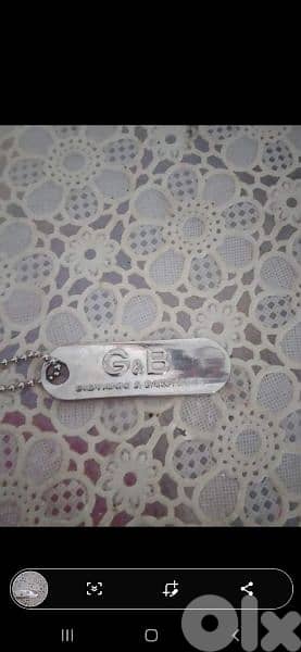 necklace G&B men stainless steel 2