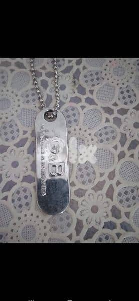 necklace G&B men stainless steel 6