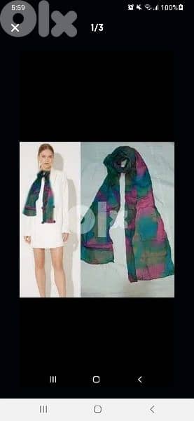 scarf foulard mlawan toul 180cm b 3ared 30cm  1=5$ or 3= 13$ 0