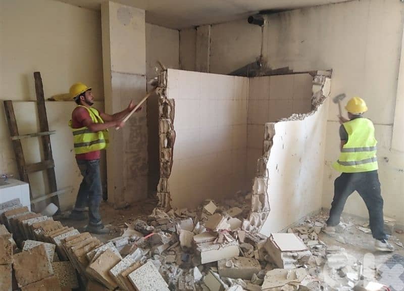 demolition.    أعمال هدم،هد،إزالة 1