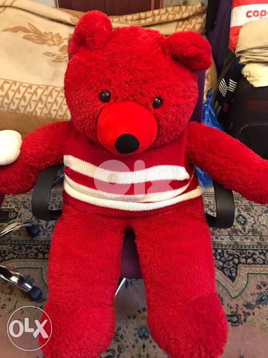Red teddy bear دبدوب احمر 0