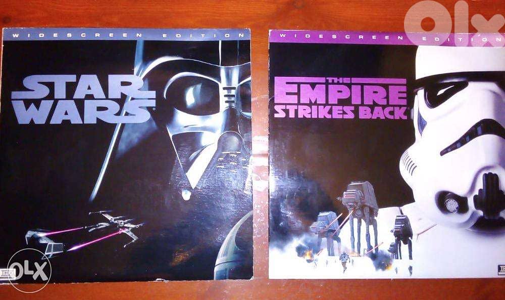 two star wars laser discs 0