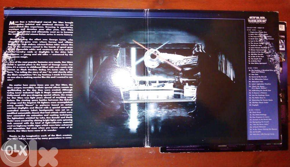 two star wars laser discs 1