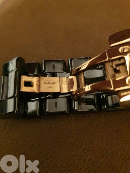 EMPORIO ARMANI  CERAMICA black watch 10
