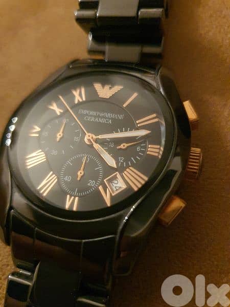 EMPORIO ARMANI  CERAMICA black watch 13