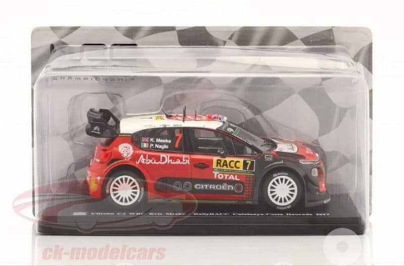Citroën C3 WRC Rallye Catalunya (2017) diecast car model 1:24. 5