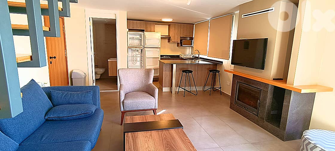 L10754-Furnished Triplex Chalet with Garden For Rent Ouyoun El Simen 1