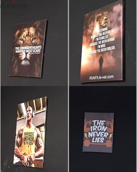 gym poters like new limited quantity we have also all sports equipment 0