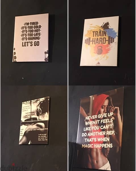 gym poters like new limited quantity we have also all sports equipment 2