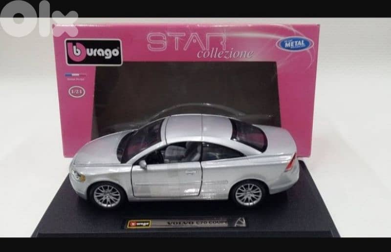 Volvo C70 Coupe diecast car model 1;24. 0