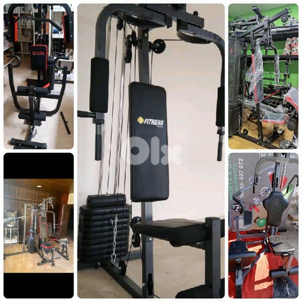 All in 1 HOME GYM 03027072 نادي منزلي يتضمن جميع التمارين 0