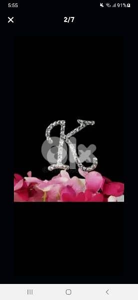 K letter brooch  1=7$ or 3=15$ 2