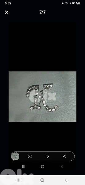K letter brooch  1=7$ or 3=15$ 6