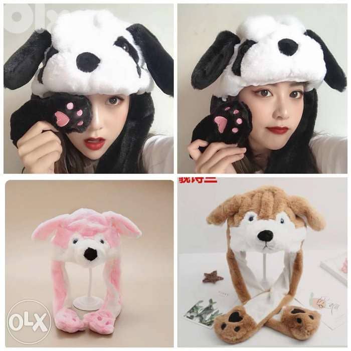 Cute moving ears hats 4