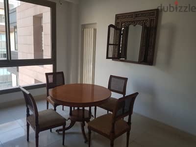 American Dining table, solid wood with 4 chairs and two extensions