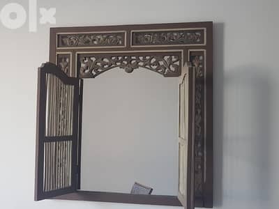 Antique Window mirror from a building in Spanish Harlem