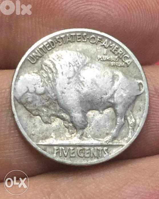 عملة ٥ سنت اميركي تسمى عملة الجاموس 1