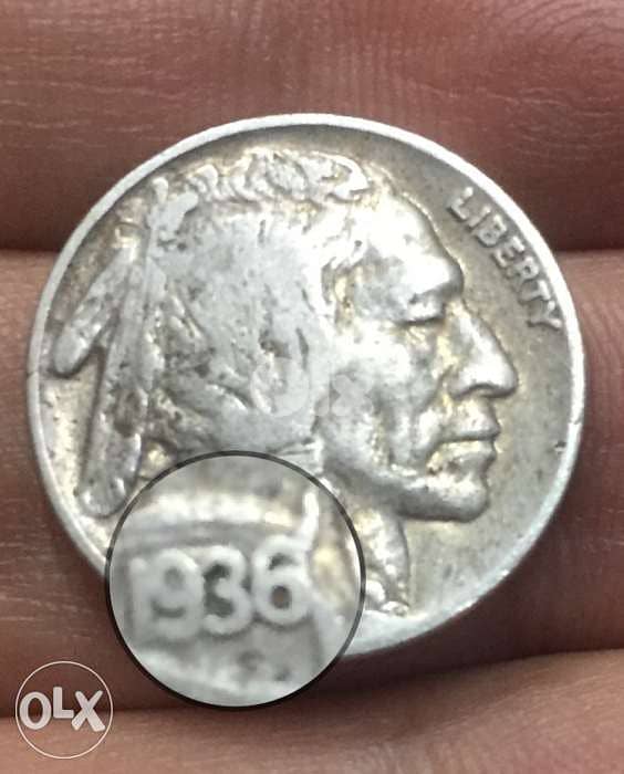 عملة ٥ سنت اميركي تسمى عملة الجاموس 2