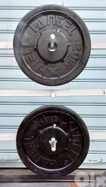 olympic plates rubber and iron like new 70/443573 RODGE 0