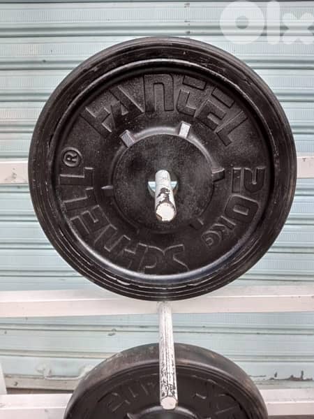 olympic plates rubber and iron like new 70/443573 RODGE 1