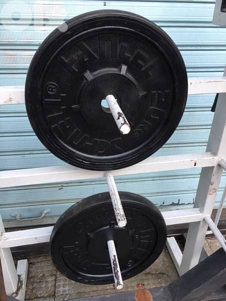 olympic plates rubber and iron like new 70/443573 RODGE 2