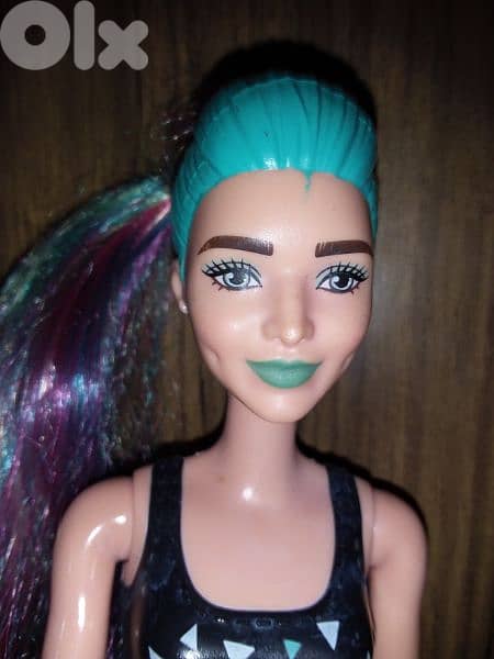 VINI VIDI COLOR REVEAL BARBIE Great doll 2020 +Extensial Hair+Shoes=24 3
