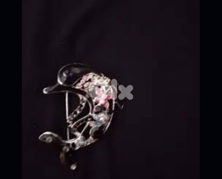 dolphin shape scarf brooch 3