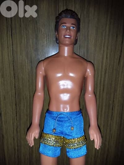 SPARKLE BEACH KEN Rare vintage Great doll Mattel 1995 bending legs=22$
