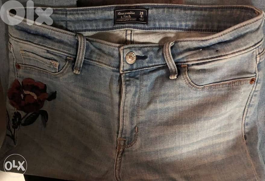 Jeans for women, بنطلون جينز, ABERCOMBIE & FITCH brand 3