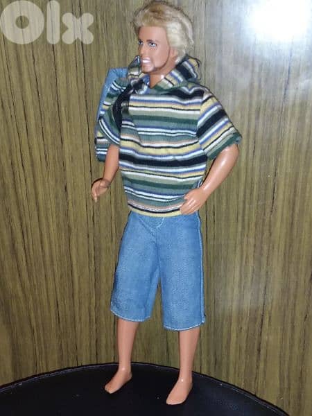 SHAVE N STYLE KEN Vintage Mattel 1990 Blonde Man Rare as new doll=20$ 6