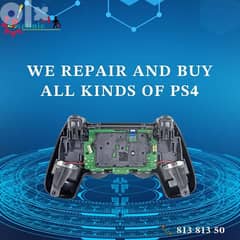 repair and we buy any ps4 problems 0