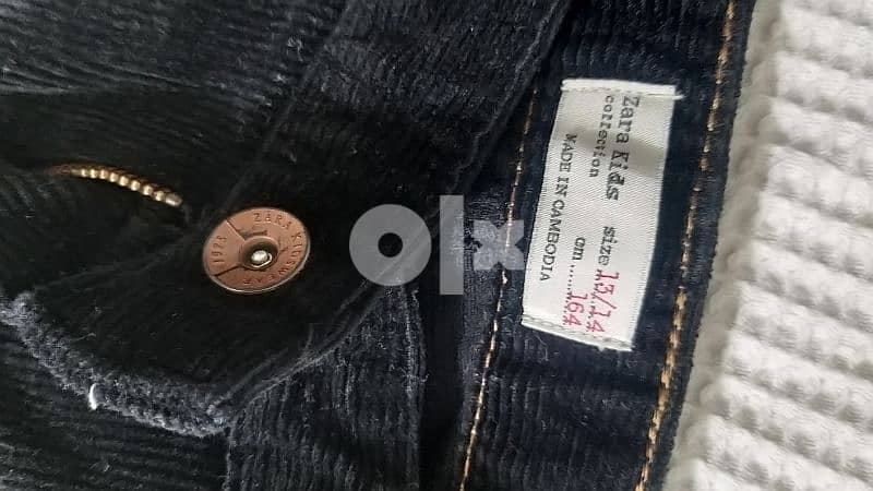 1 black boy pants 13-14years, zara 1