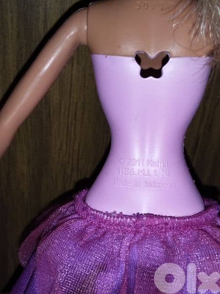 Barbie FAIRYTALE MAGIC FASHION FLOWER Butterfly great doll No Wings=20 4