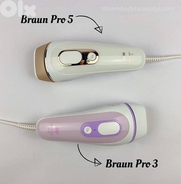 Braun Silk expert PRo available Pro 3 & Pro 5 6