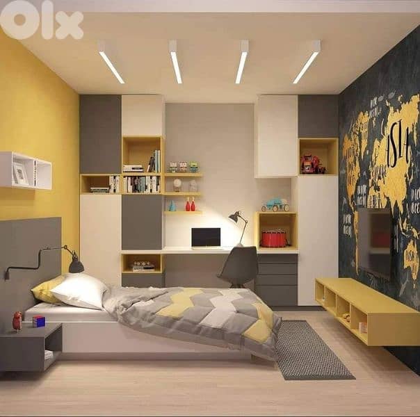kid bedroom غرفة نوم تفصيل 5