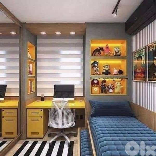 kid bedroom غرفة نوم تفصيل 12