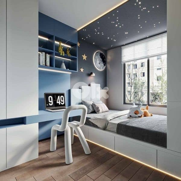 kid bedroom غرفة نوم تفصيل 13