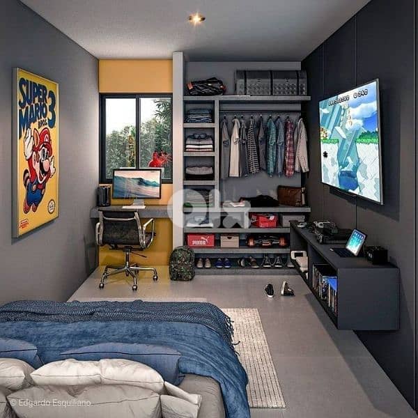 kid bedroom غرفة نوم تفصيل 15